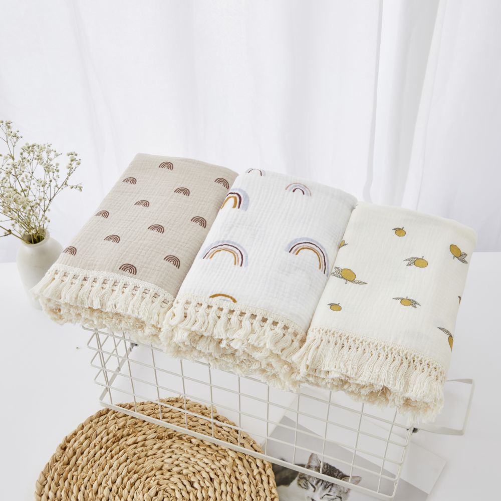 Mantas envolventes de muselina - Muslin Cotton Bedspread reseña y precio