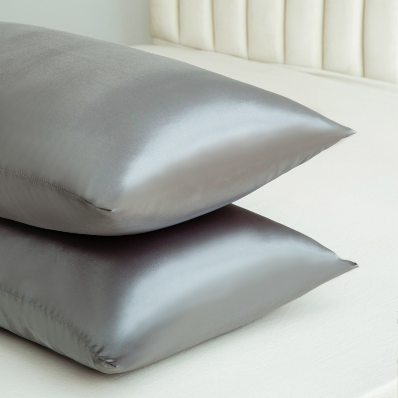 Funda de almohada de satén par - Satin Silk Pillowcase Hair Skin reseña y precio