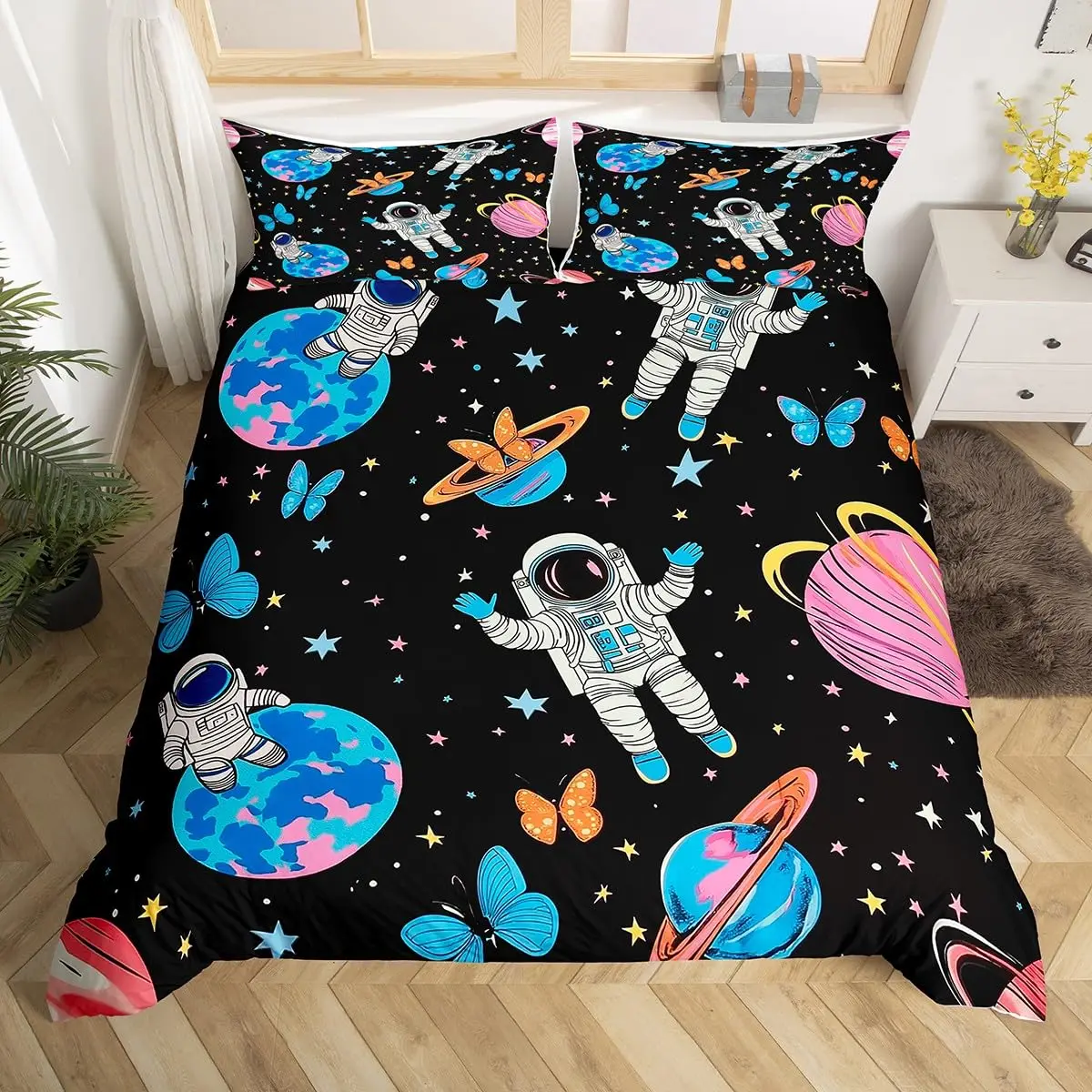 Juego de funda nórdica de astr - Duvet Cover Sets With Zipper reseña y precio