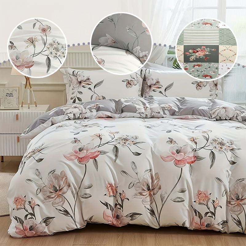 Juego de Funda Nórdica Floral  - Aesthetic Floral Duvet Cover reseña y precio