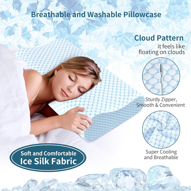 Almohada de rebote lento 60*40 - Anti Snore Contour Pillow reseña y precio