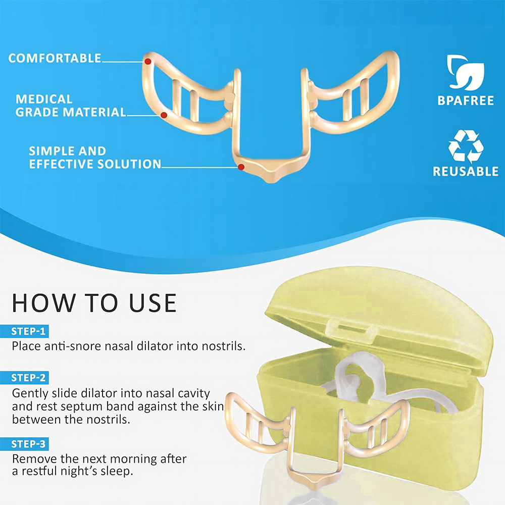 Dilatador Nasal antironquidos  - Anti Snore Contour Pillow reseña y precio
