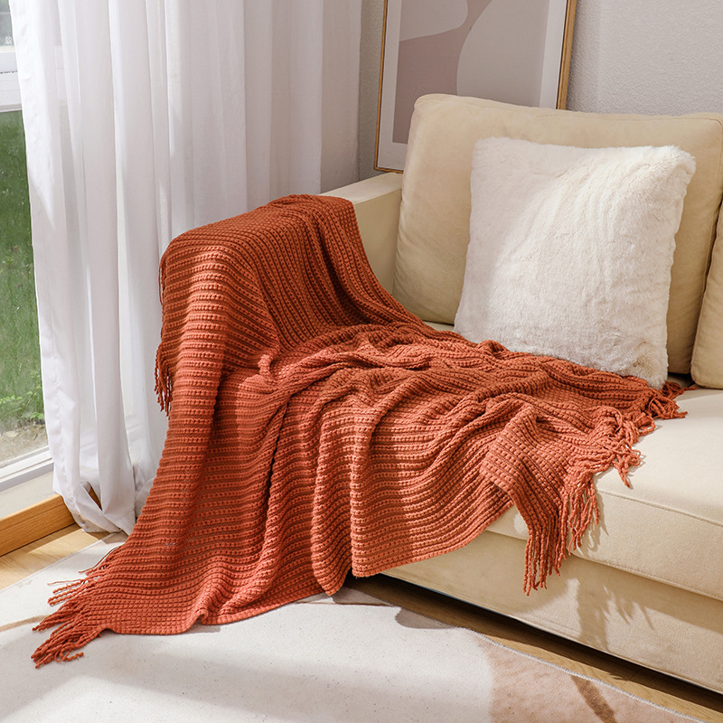 Manta nórdica de ciudad textil - Boho Throw Blanket Fringe reseña y precio