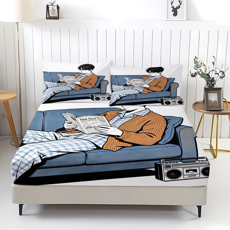 Juego de sábanas ajustables co - Fitted Bed Sheets Deep Pocket reseña y precio