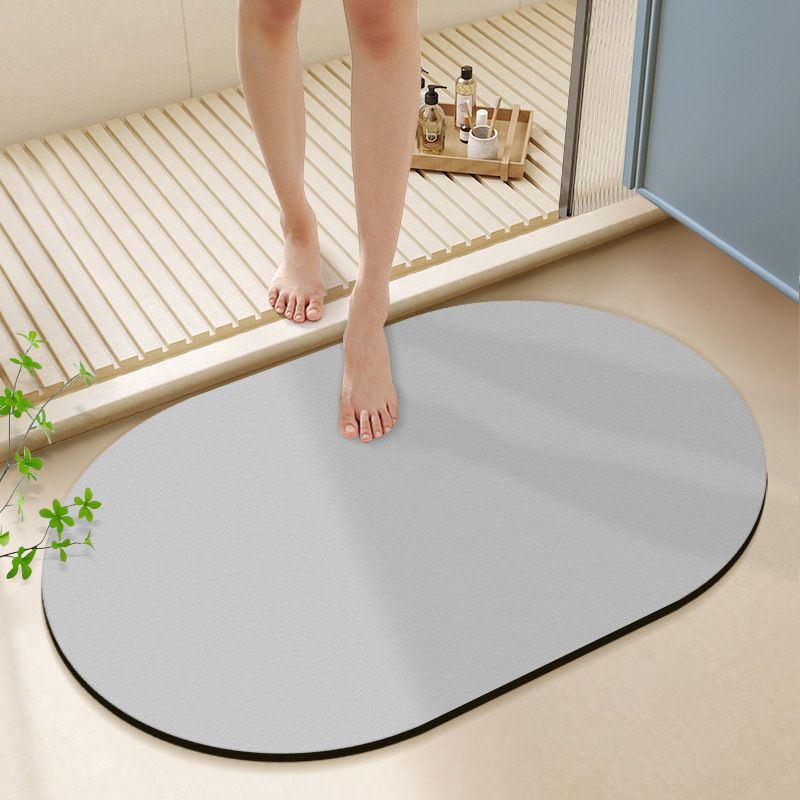Alfombra de Baño Ovalada Irreg - Quick Dry Diatomite Bath Mat reseña y precio