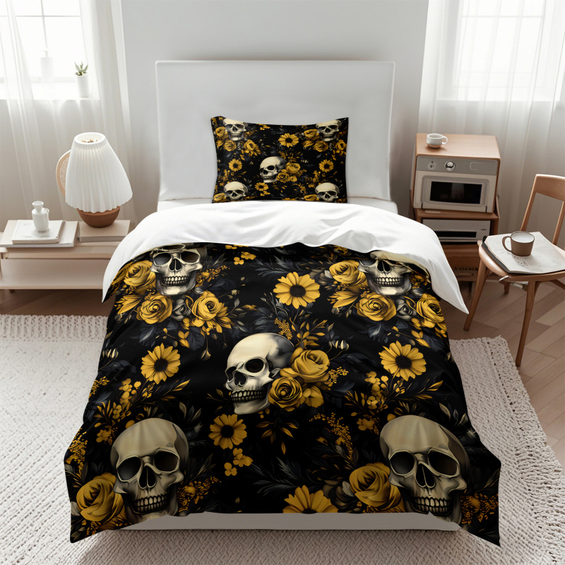 Juego de Funda de Edredón con  - Aesthetic Floral Duvet Cover reseña y precio