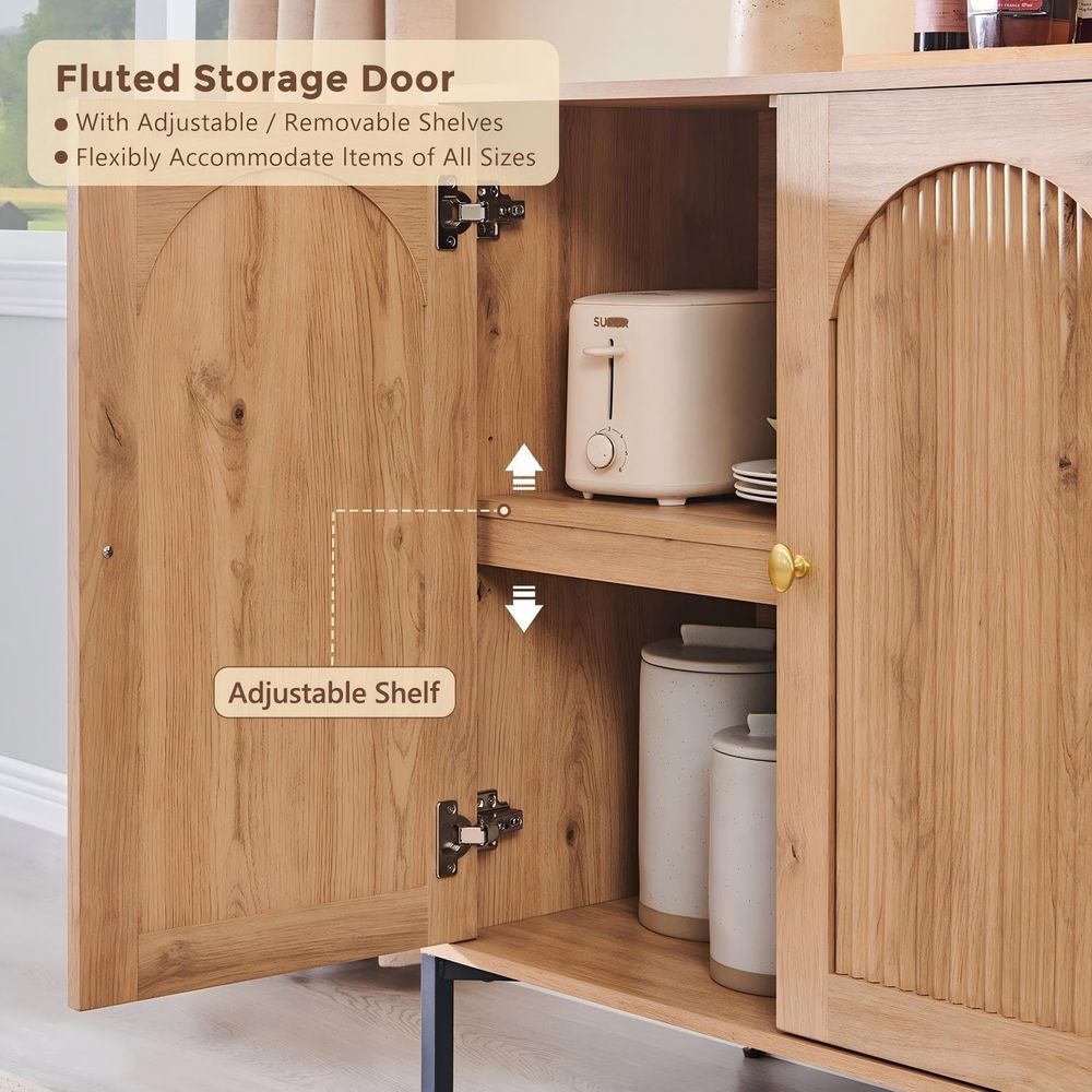 Mueble aparador arqueado de 61 - Storage & Organization reseña y precio