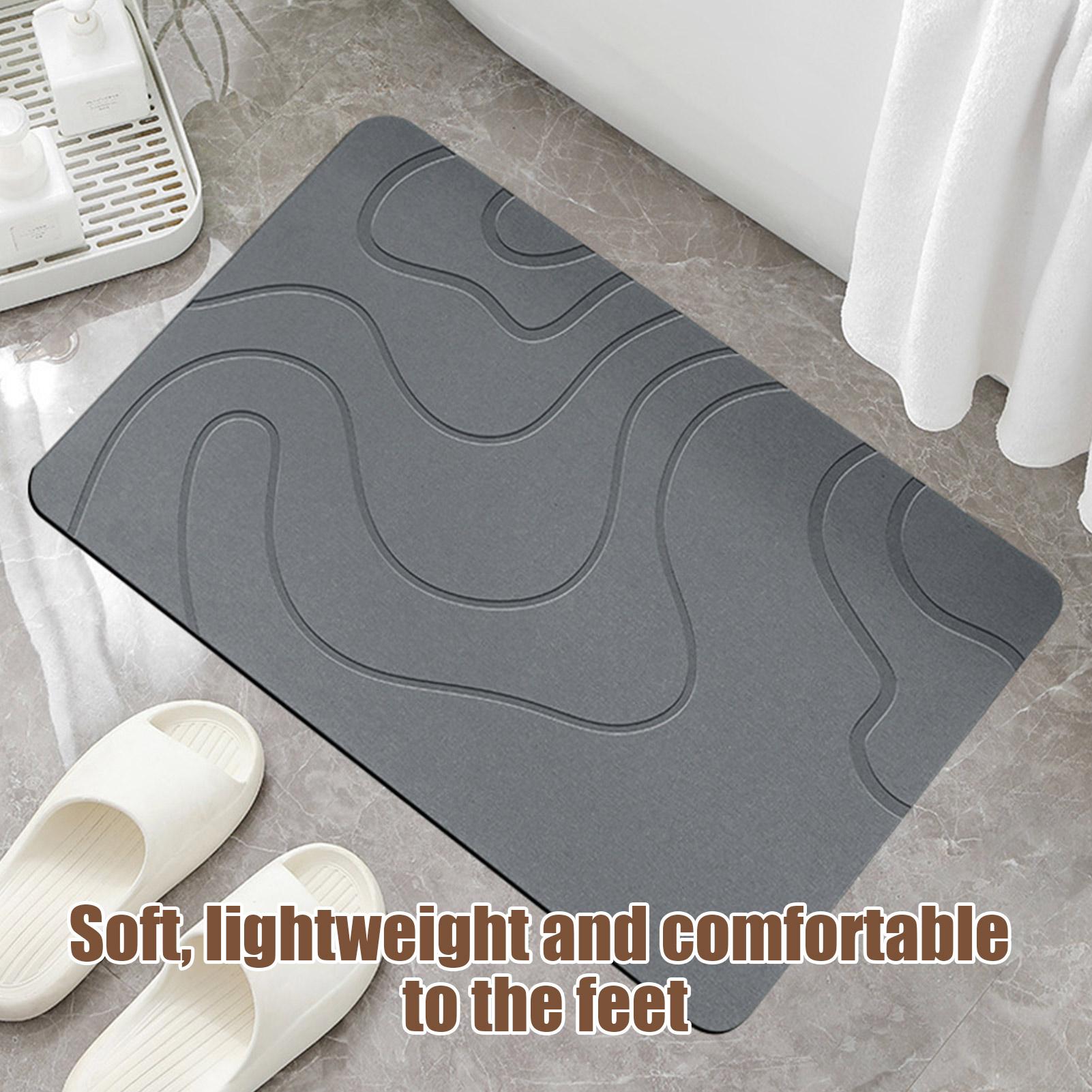 Alfombra de baño de piedra de  - Quick Dry Diatomite Bath Mat reseña y precio