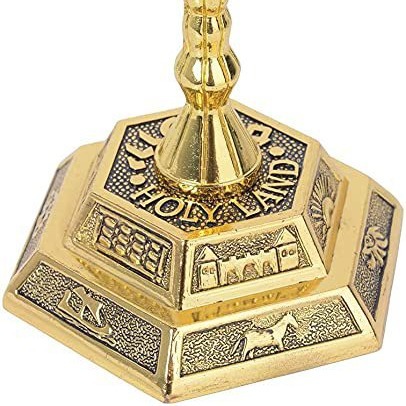 Menorah de 7 ramas, decoración - Home Decor reseña y precio