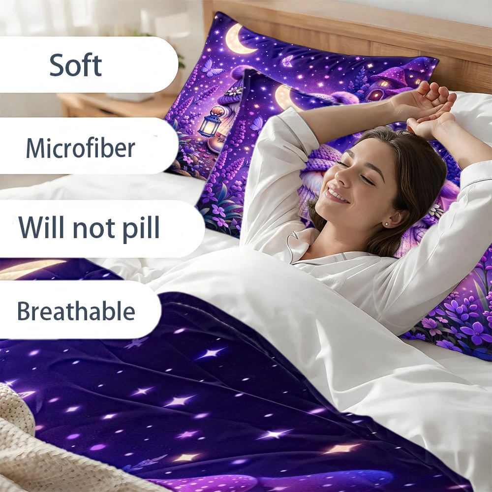 Juego de Funda Nórdica de 3 Pi - Duvet Cover Sets With Zipper reseña y precio
