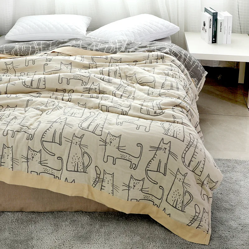 WASART-edredón de muselina twe - Muslin Cotton Bedspread reseña y precio