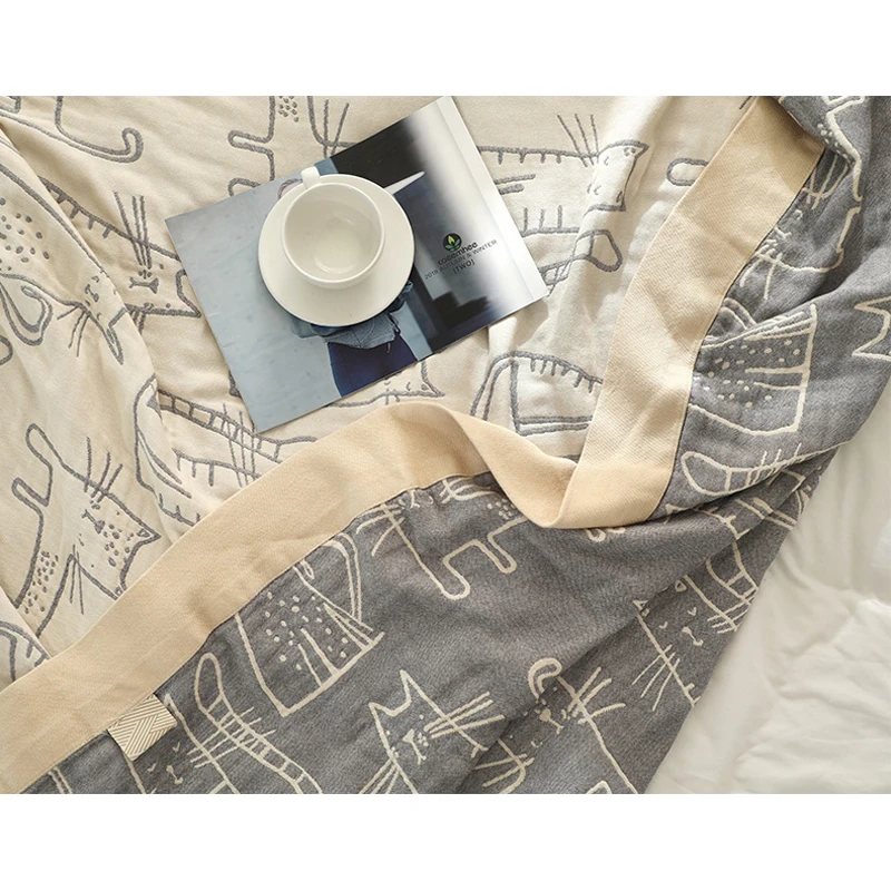 WASART-edredón de muselina twe - Muslin Cotton Bedspread reseña y precio