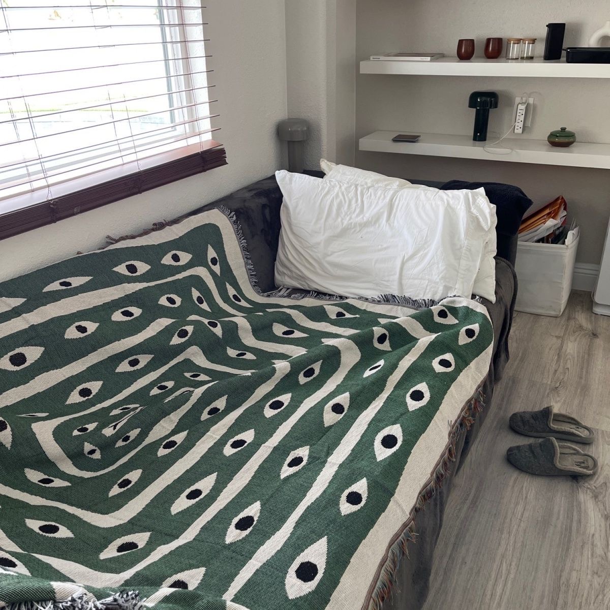 Manta Jacquard con Diseño de O - Boho Throw Blanket Fringe reseña y precio