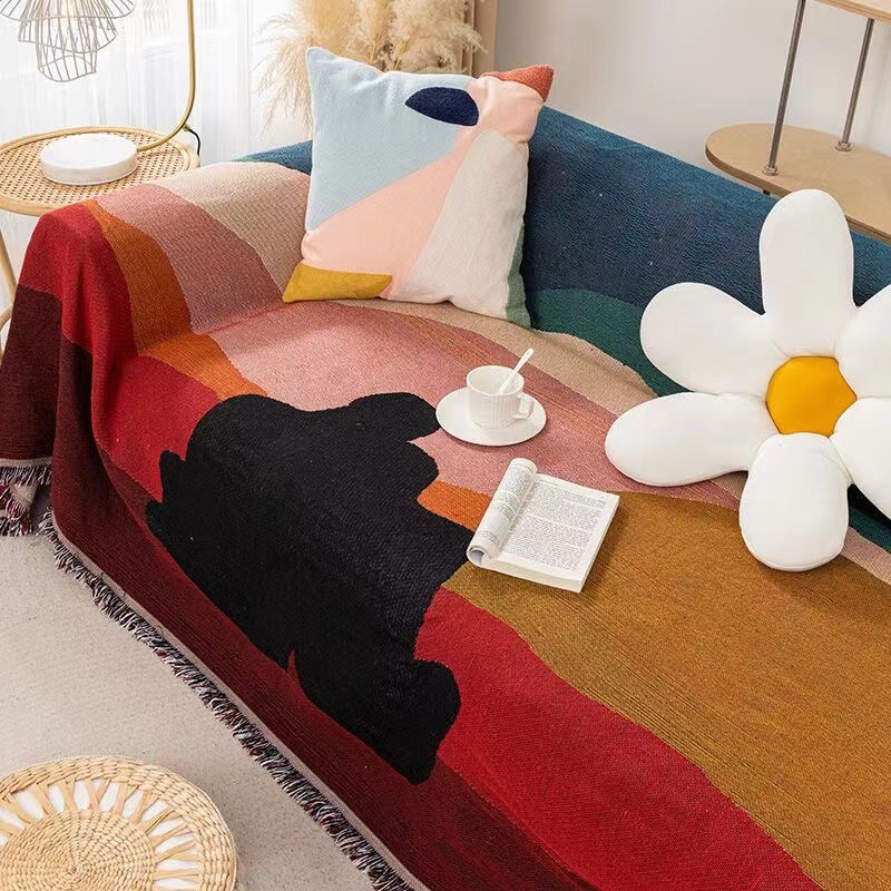 Manta textil City Ins de hilo  - Boho Throw Blanket Fringe reseña y precio
