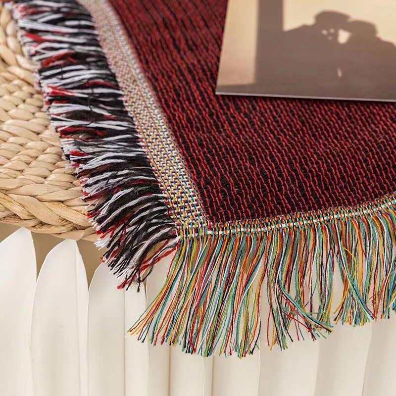 Manta textil City Ins de hilo  - Boho Throw Blanket Fringe reseña y precio
