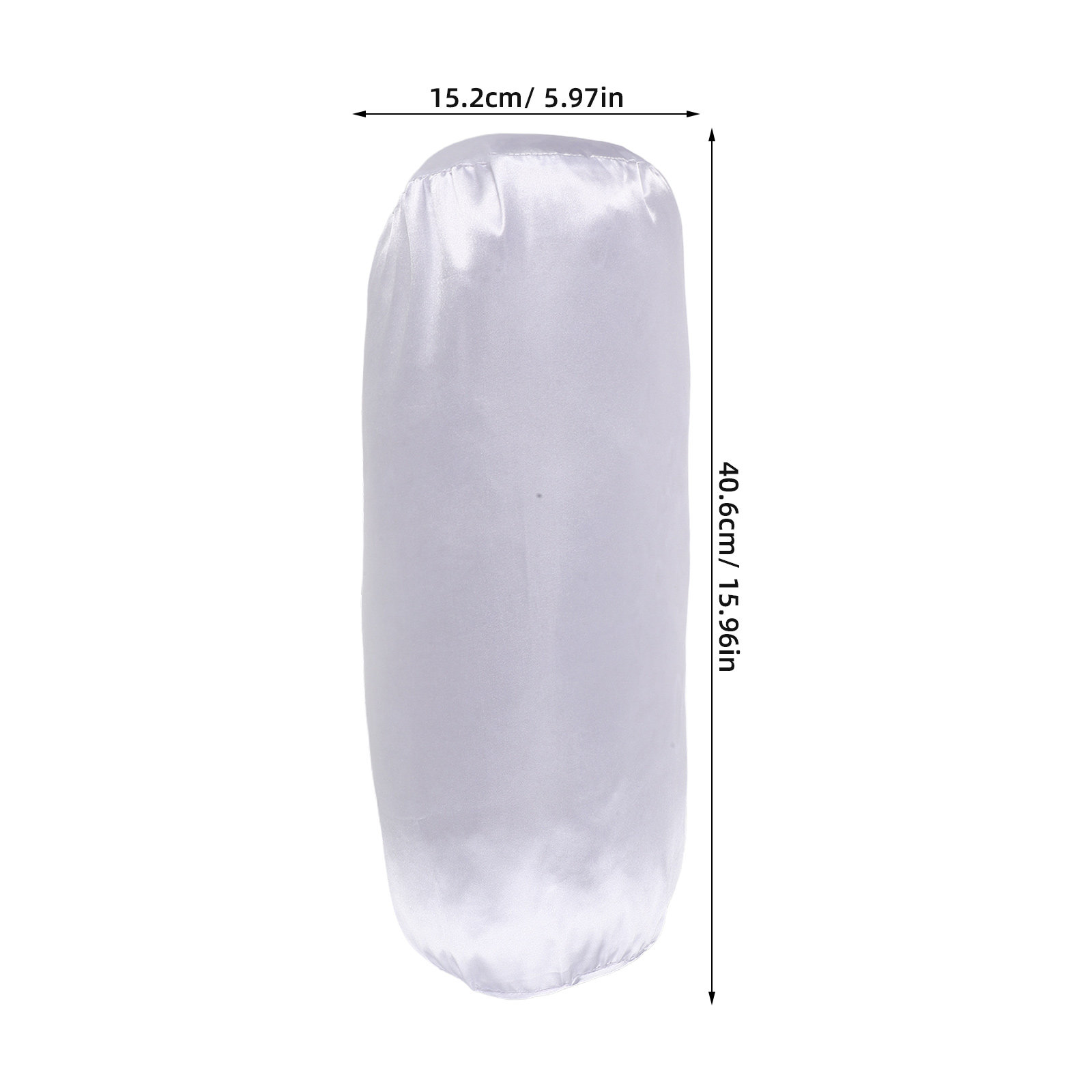 Funda de almohada redonda de s - Satin Silk Pillowcase Hair Skin reseña y precio