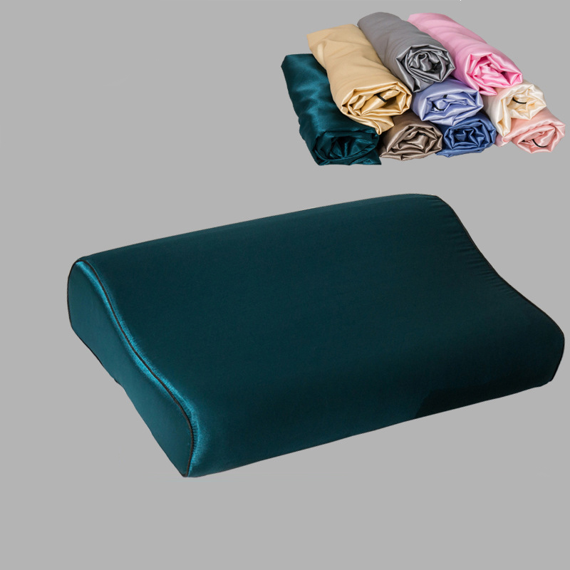 Funda de almohada de látex sat - Satin Silk Pillowcase Hair Skin reseña y precio
