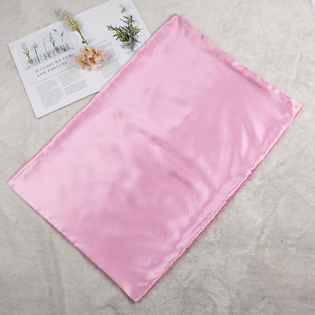 Nueva funda de almohada de sat - Satin Silk Pillowcase Hair Skin reseña y precio