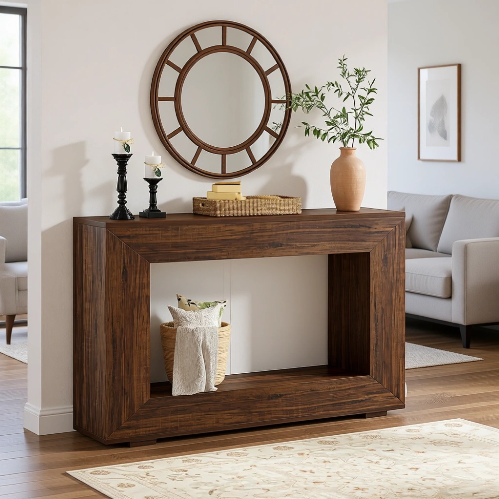 Mesa Consola Estilo Rústico de - Storage & Organization reseña y precio