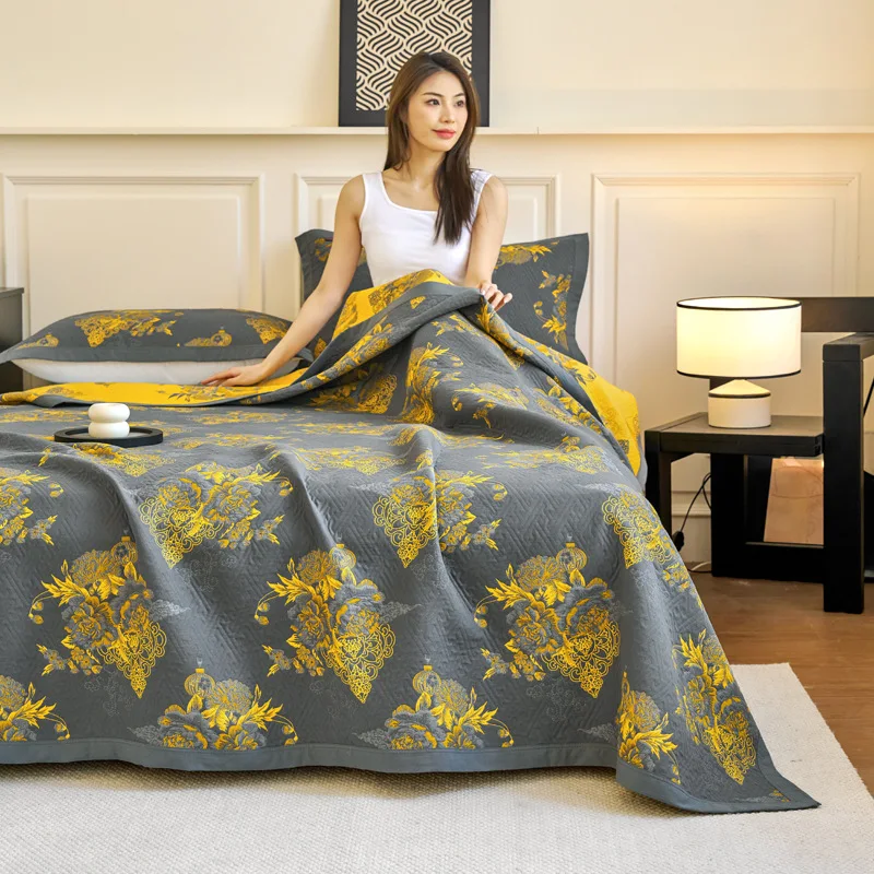 Manta y Cubrecama de Gasa de M - Muslin Cotton Bedspread reseña y precio