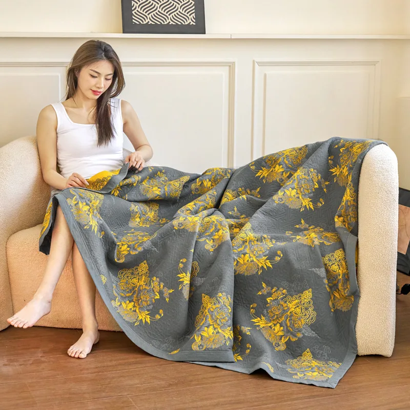 Manta y Cubrecama de Gasa de M - Muslin Cotton Bedspread reseña y precio