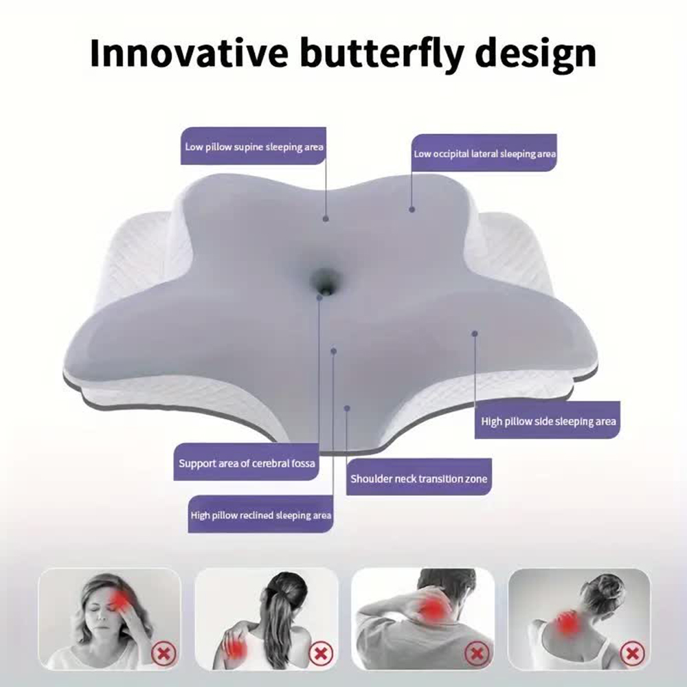 Almohadas de espuma viscoelást - Anti Snore Contour Pillow reseña y precio